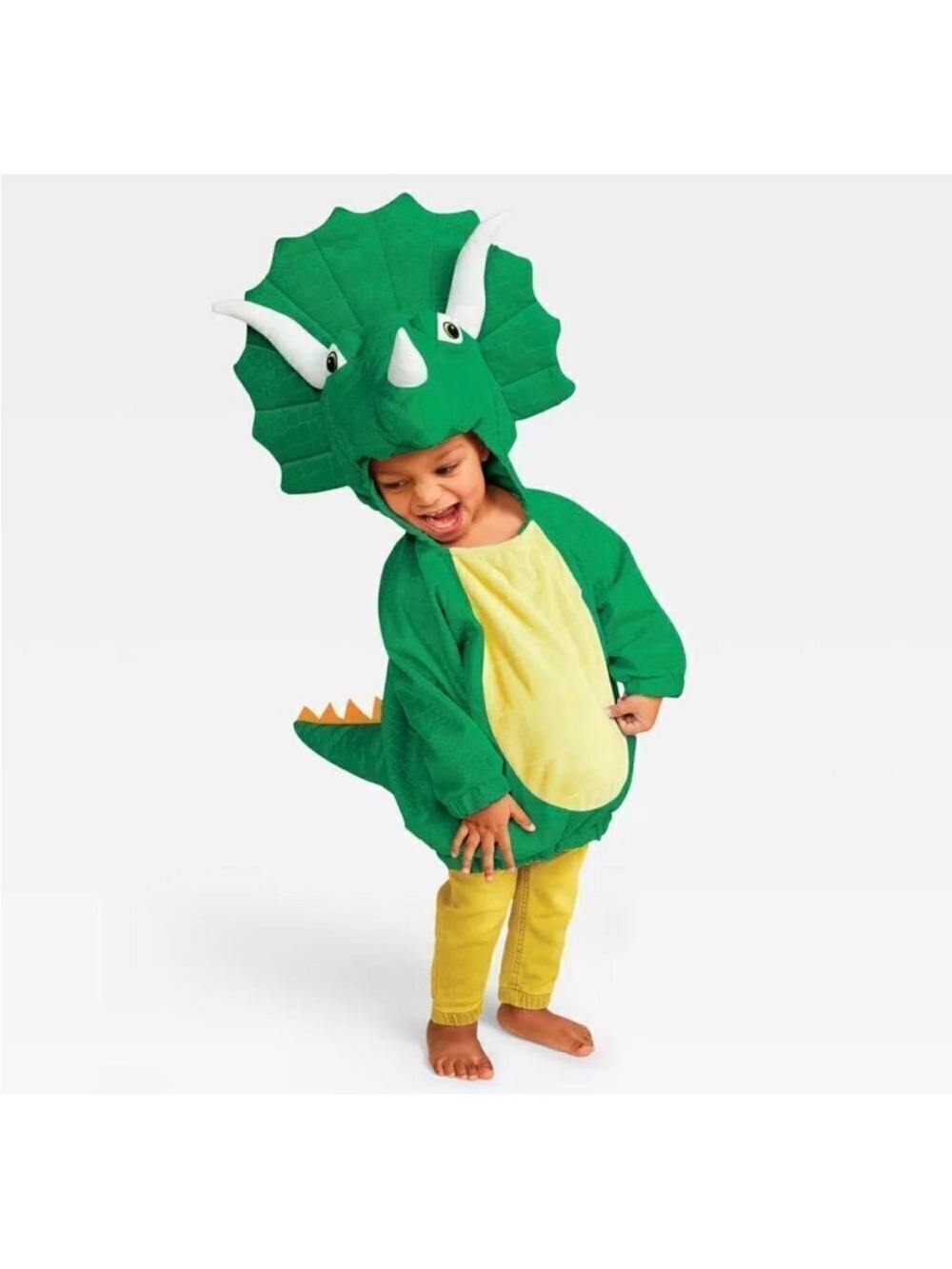 Target Hyde and Eek Baby Triceratops Halloween Costume Pullover Top 6-12M